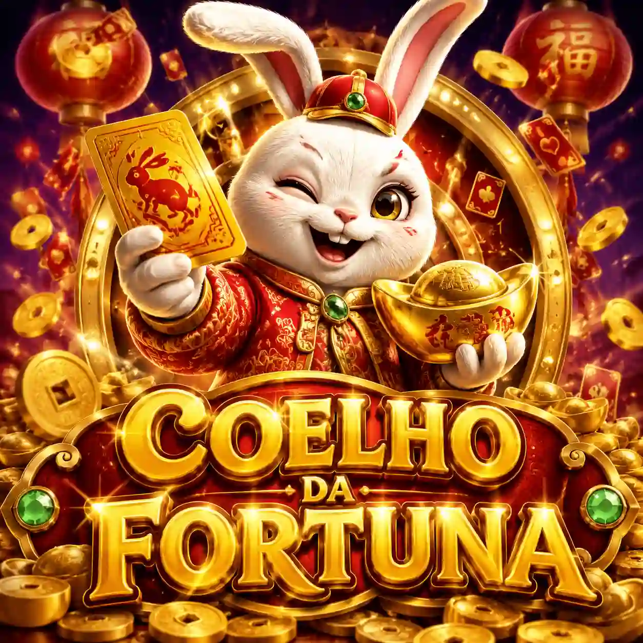 Fortune Rabbit similar com coelho da sorte e red envelopes